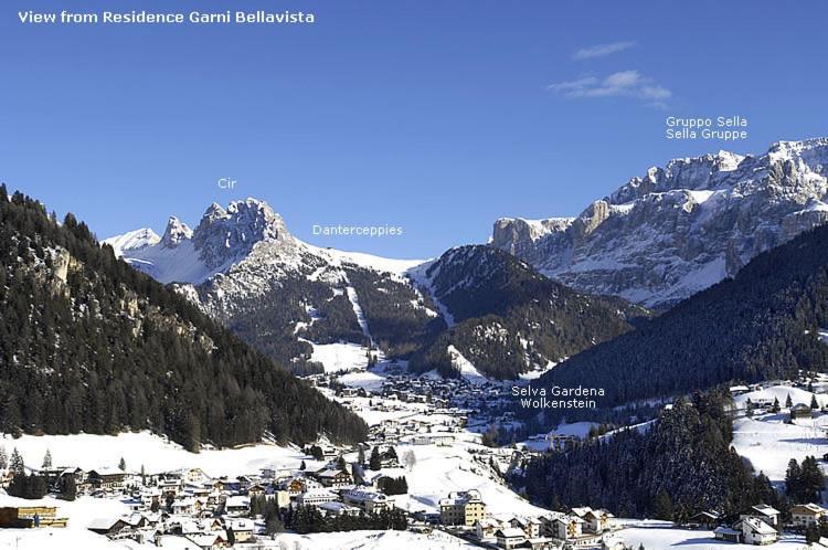 Residence Bellavista Santa Cristina Val Gardena Exterior foto